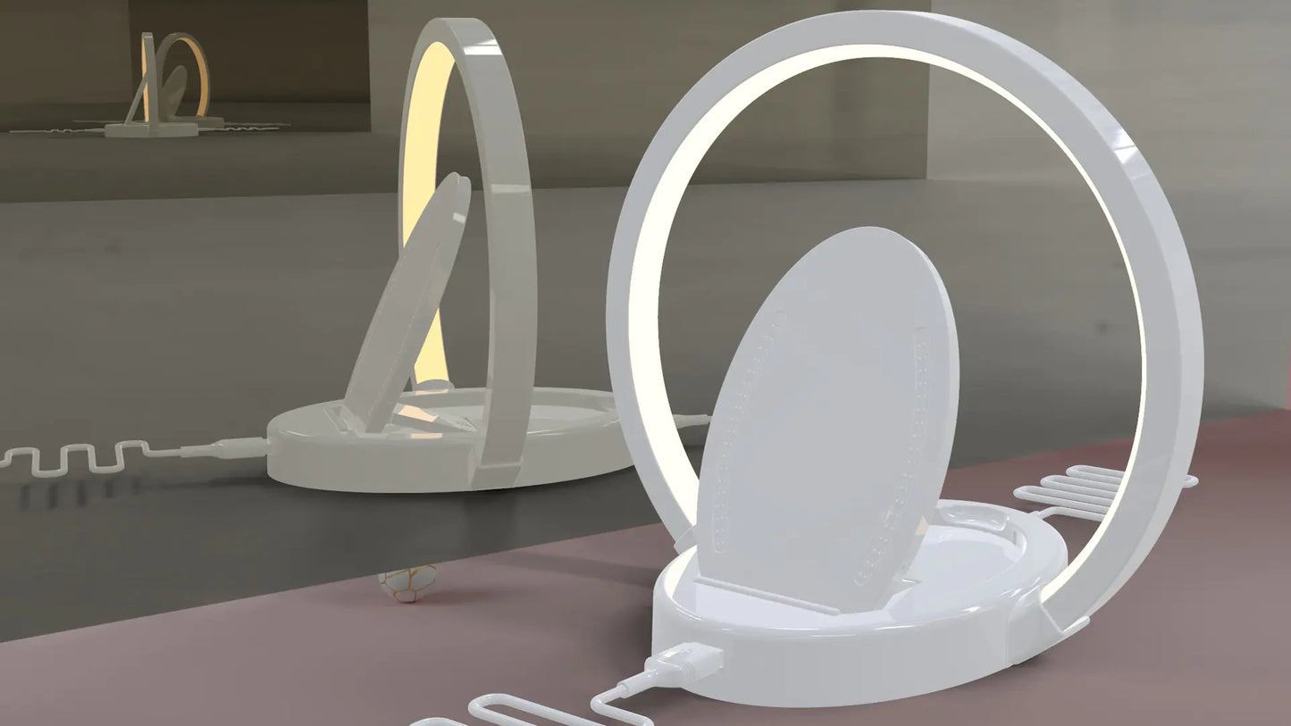 Modern Wooden LED Desk Lamp