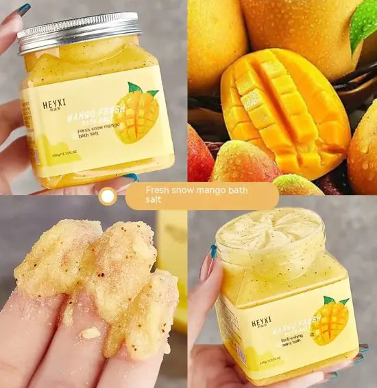 Natural Body Bath Salt Exfoliating Cream
