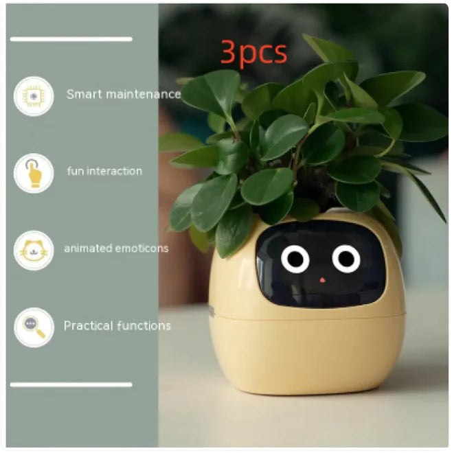 Smart Grow Planter with AI Expressions