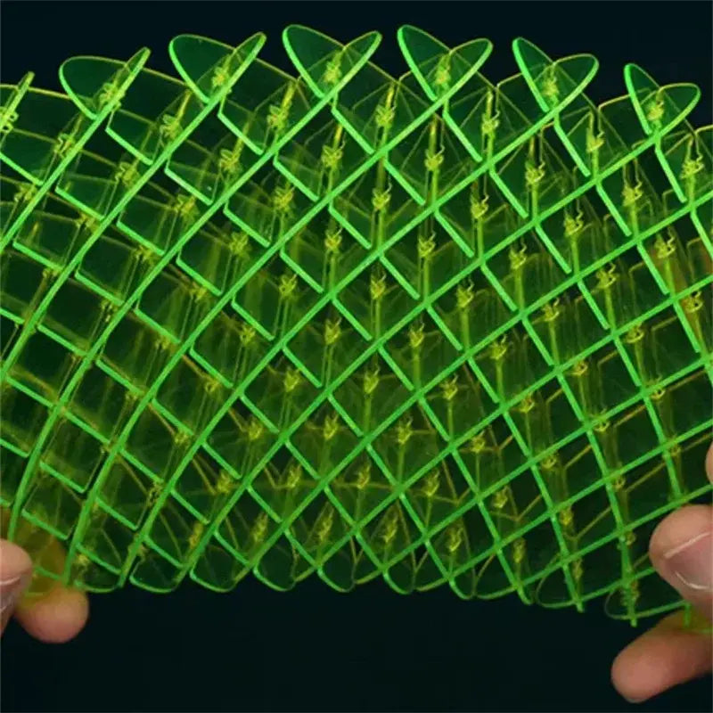 Bright Green Fidget Worm Stress Relief Toy