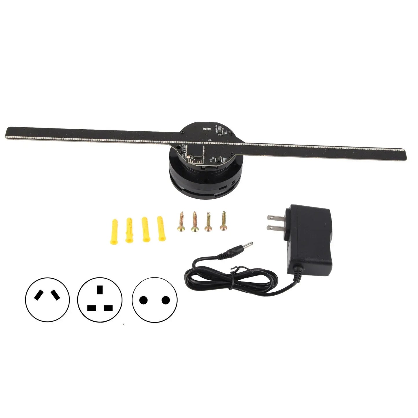 3D Hologram Display Fan with 224 LED Light Beads