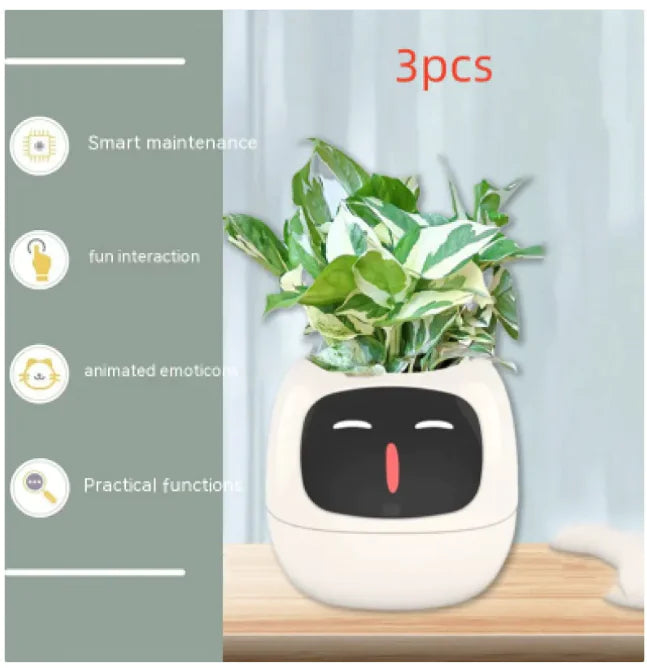 Smart Grow Planter with AI Expressions