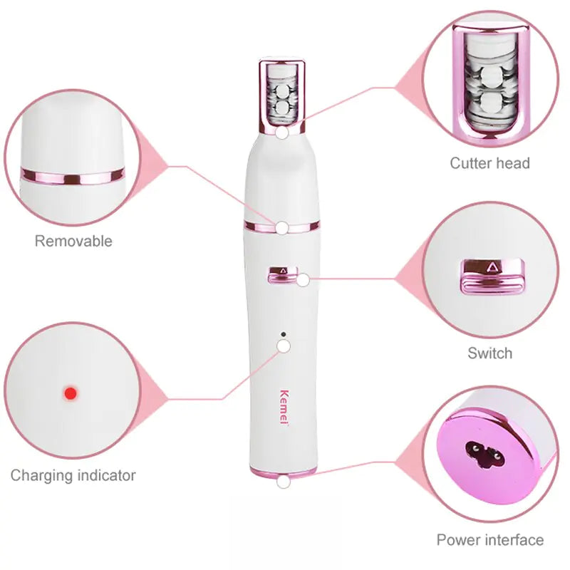 7-in-1 Electric Epilator Facial Hair Remover Kit