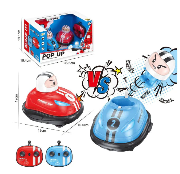 Pop-Up Doll Bumper Car Toy
