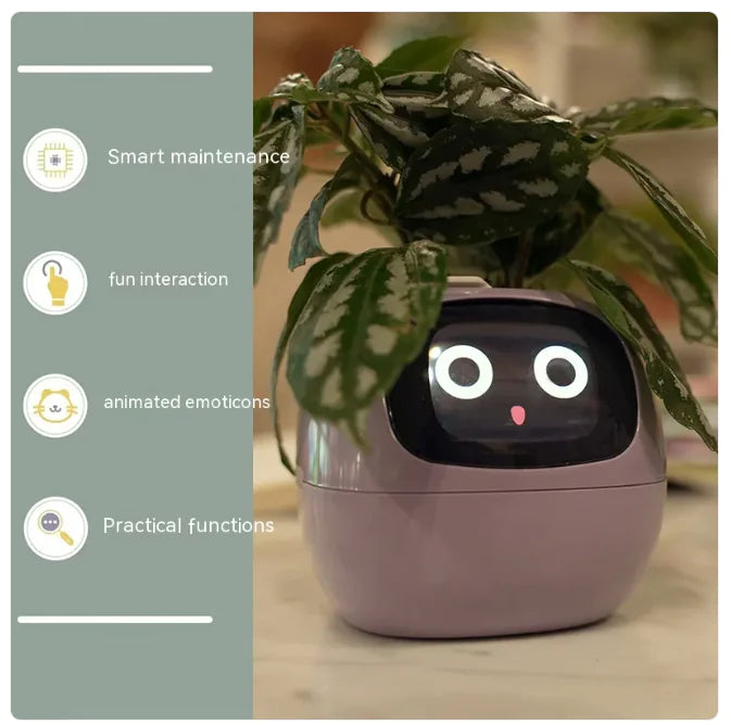 Smart Grow Planter with AI Expressions