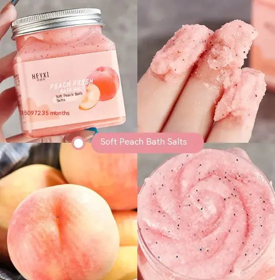 Natural Body Bath Salt Exfoliating Cream