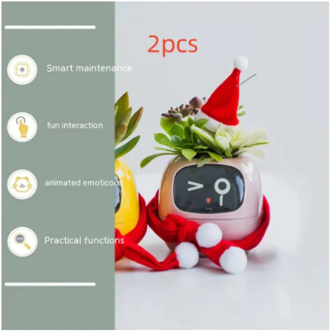 Smart Grow Planter with AI Expressions