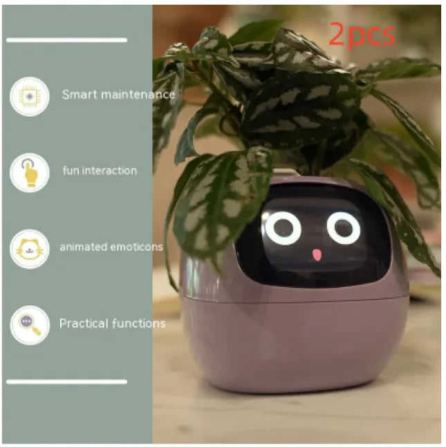 Smart Grow Planter with AI Expressions