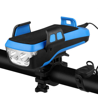 USB Rechargeable Bike Light Phone Holder