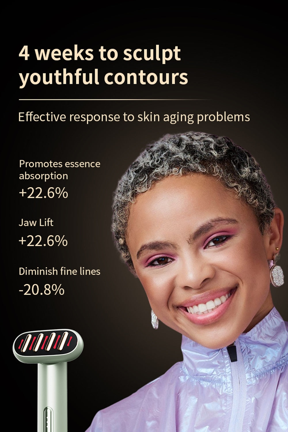 5-in-1 Microcurrent Facial Wand – Lift