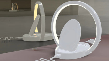 Modern Wooden LED Desk Lamp