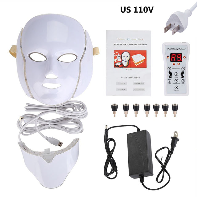7-Color LED Facial Mask