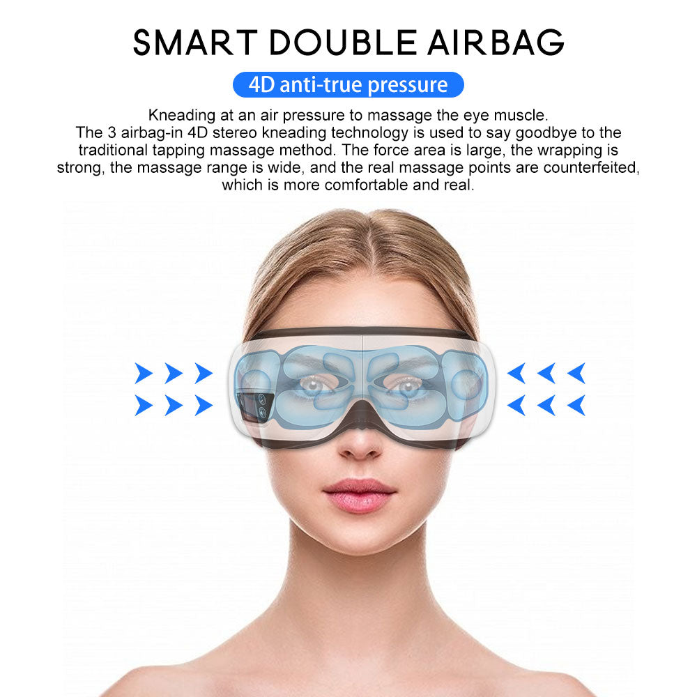 6D Smart Eye Massager with Airbag