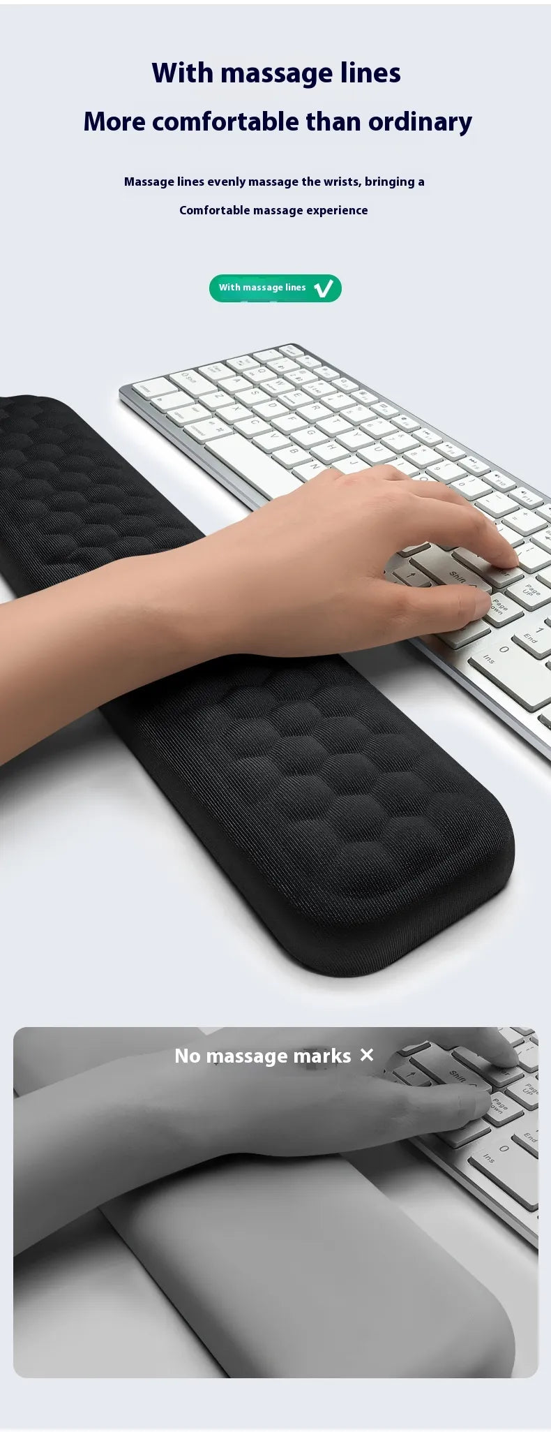 Ergonomic Memory Foam Wrist Pad