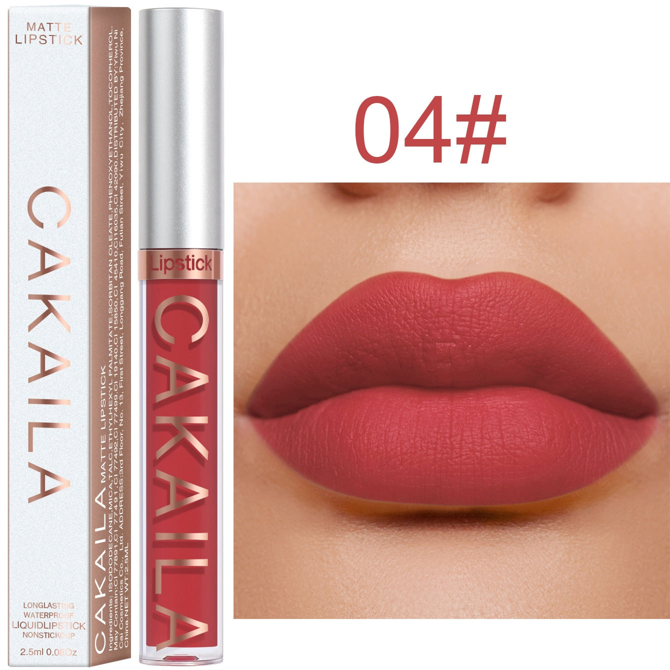 Non-Stick Long Wear Waterproof Matte Lipstick
