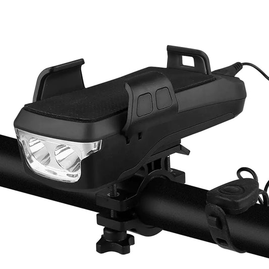 USB Rechargeable Bike Light Phone Holder