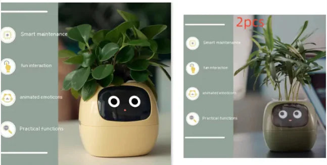 Smart Grow Planter with AI Expressions