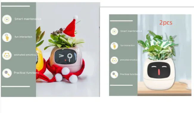 Smart Grow Planter with AI Expressions