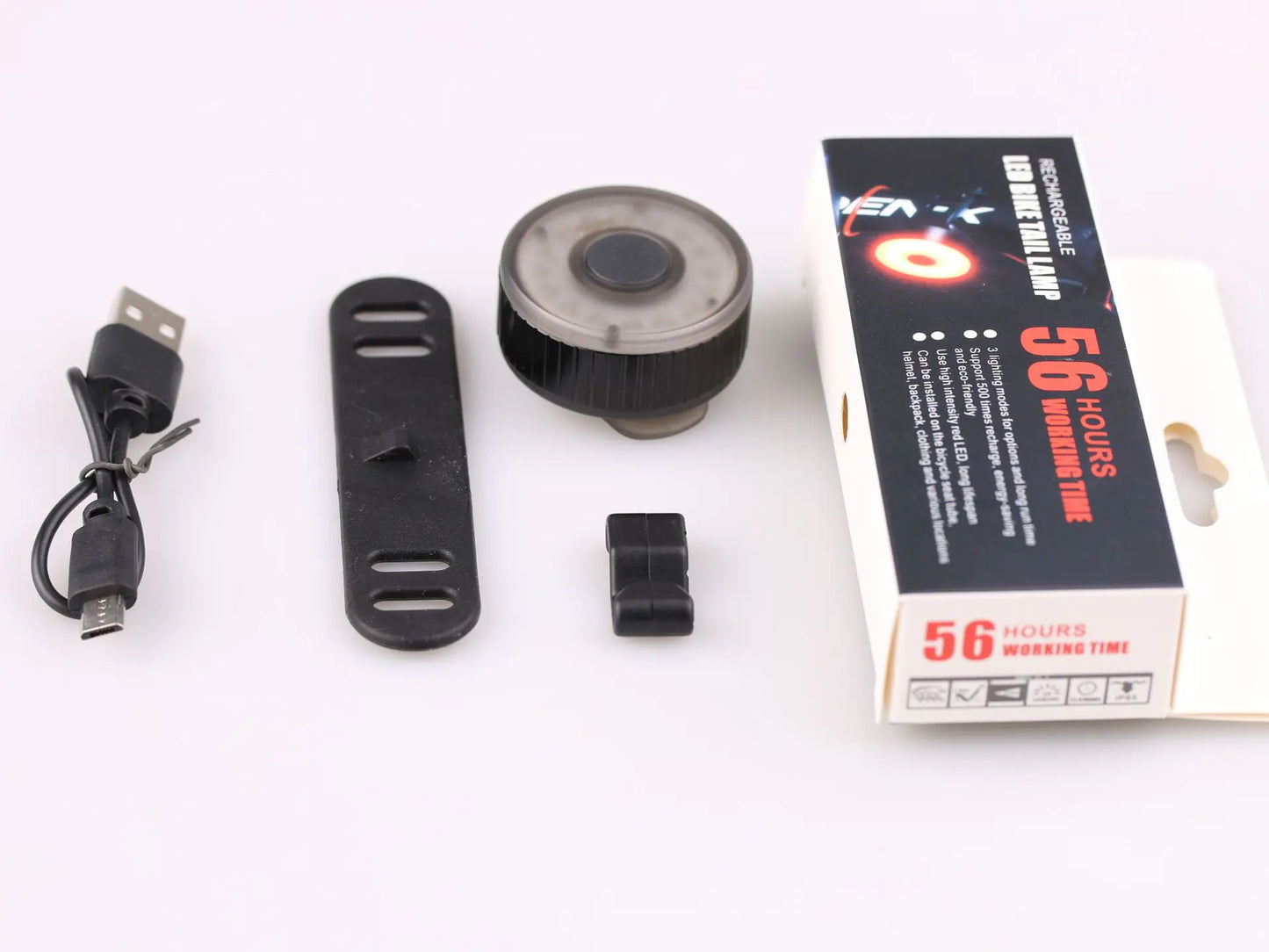 USB Rechargeable Bike Light Phone Holder
