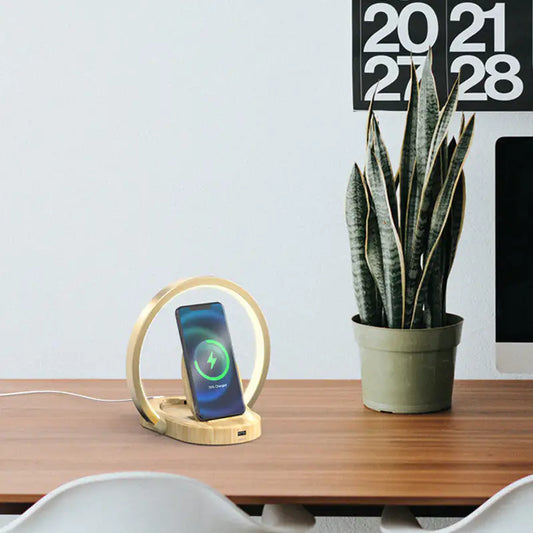 Modern Wooden LED Desk Lamp