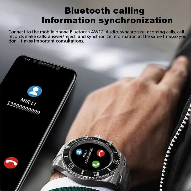 Smart watch Bluetooth Call Message Display
