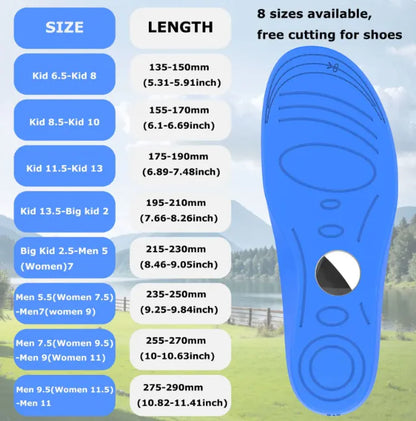 Comfortable Air Tag Cushion PU Foam Insoles
