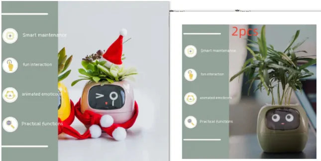 Smart Grow Planter with AI Expressions
