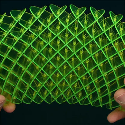 Bright Green Fidget Worm Stress Relief Toy