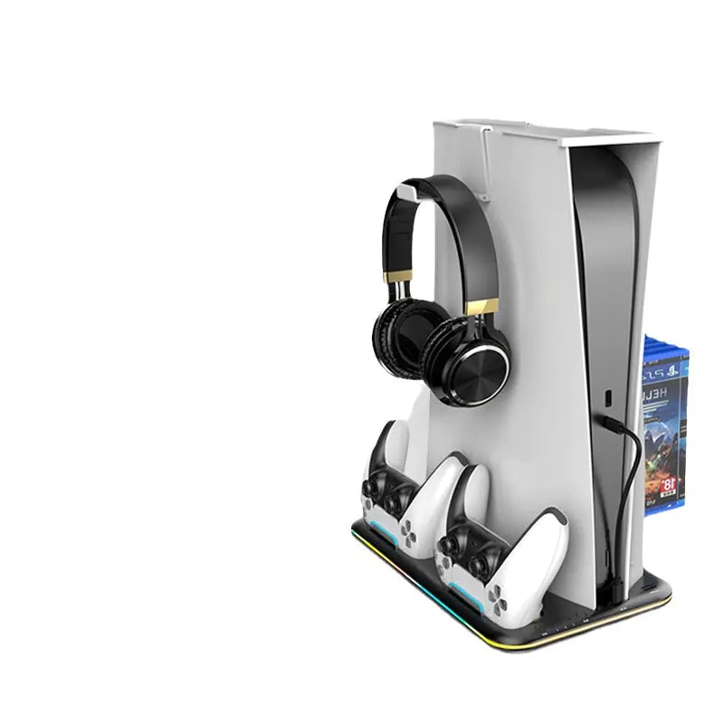 PS5 Charging Dock with RGB Lighting Headset