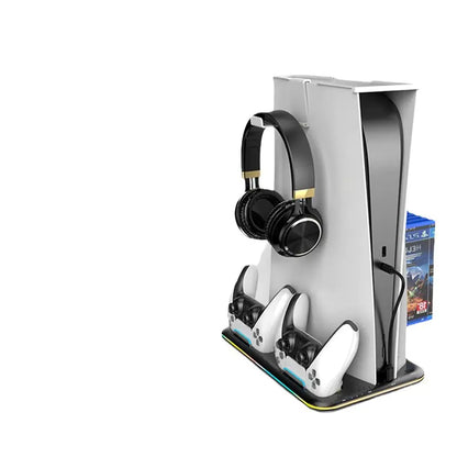 PS5 Charging Dock with RGB Lighting Headset