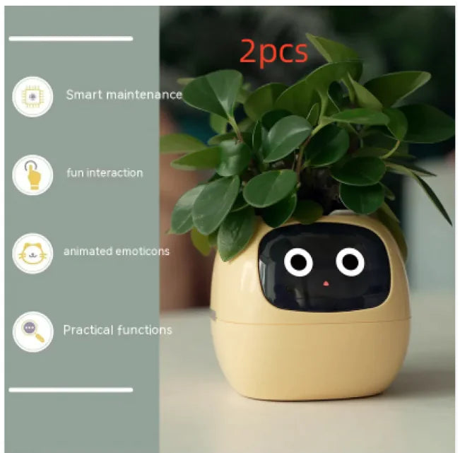Smart Grow Planter with AI Expressions