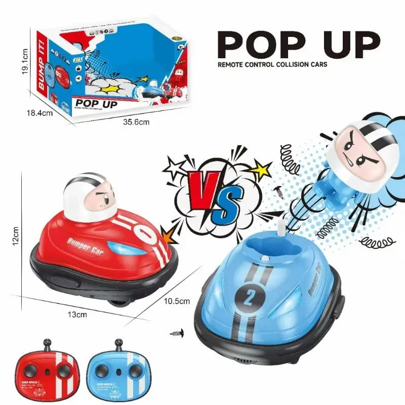 Pop-Up Doll Bumper Car Toy