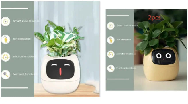 Smart Grow Planter with AI Expressions