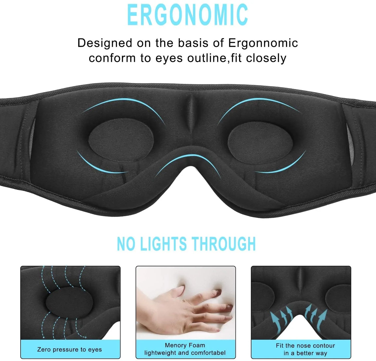 Wireless Sleep Headphones with Noise Canceling