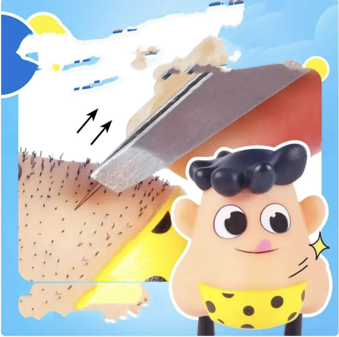 Funny Beard Vent Toy