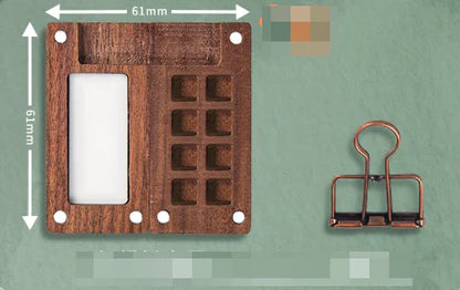Portable Mini Walnut Watercolor Set