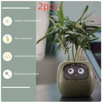 Smart Grow Planter with AI Expressions
