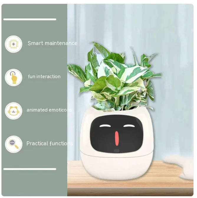 Smart Grow Planter with AI Expressions