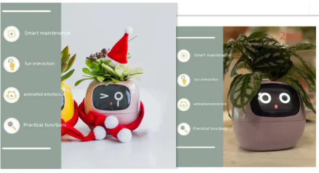 Smart Grow Planter with AI Expressions