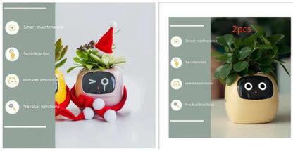 Smart Grow Planter with AI Expressions