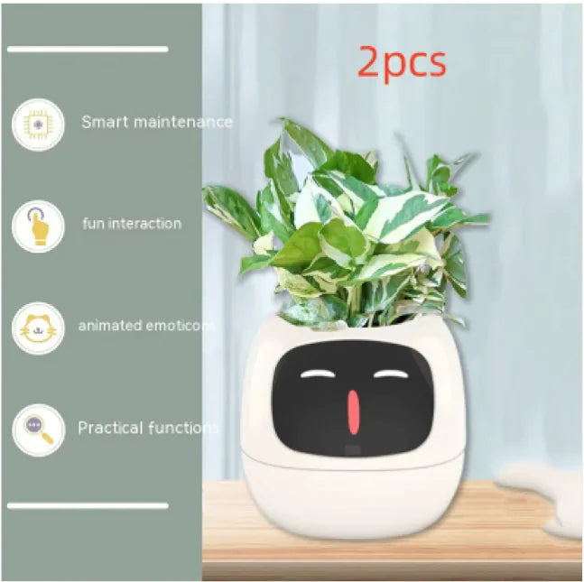 Smart Grow Planter with AI Expressions