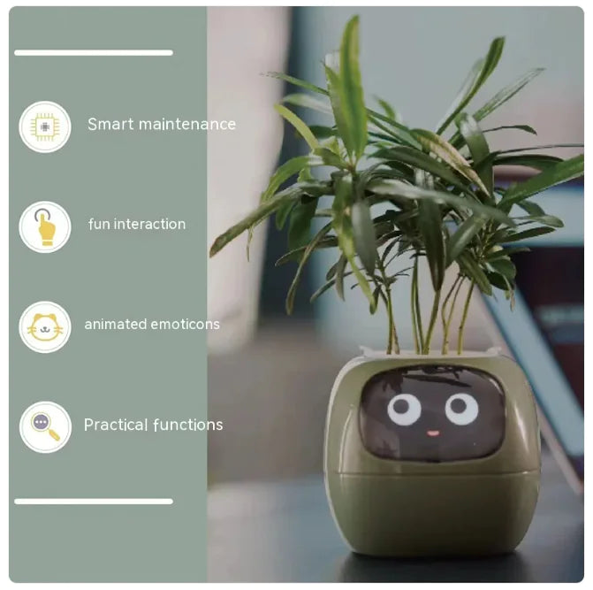 Smart Grow Planter with AI Expressions